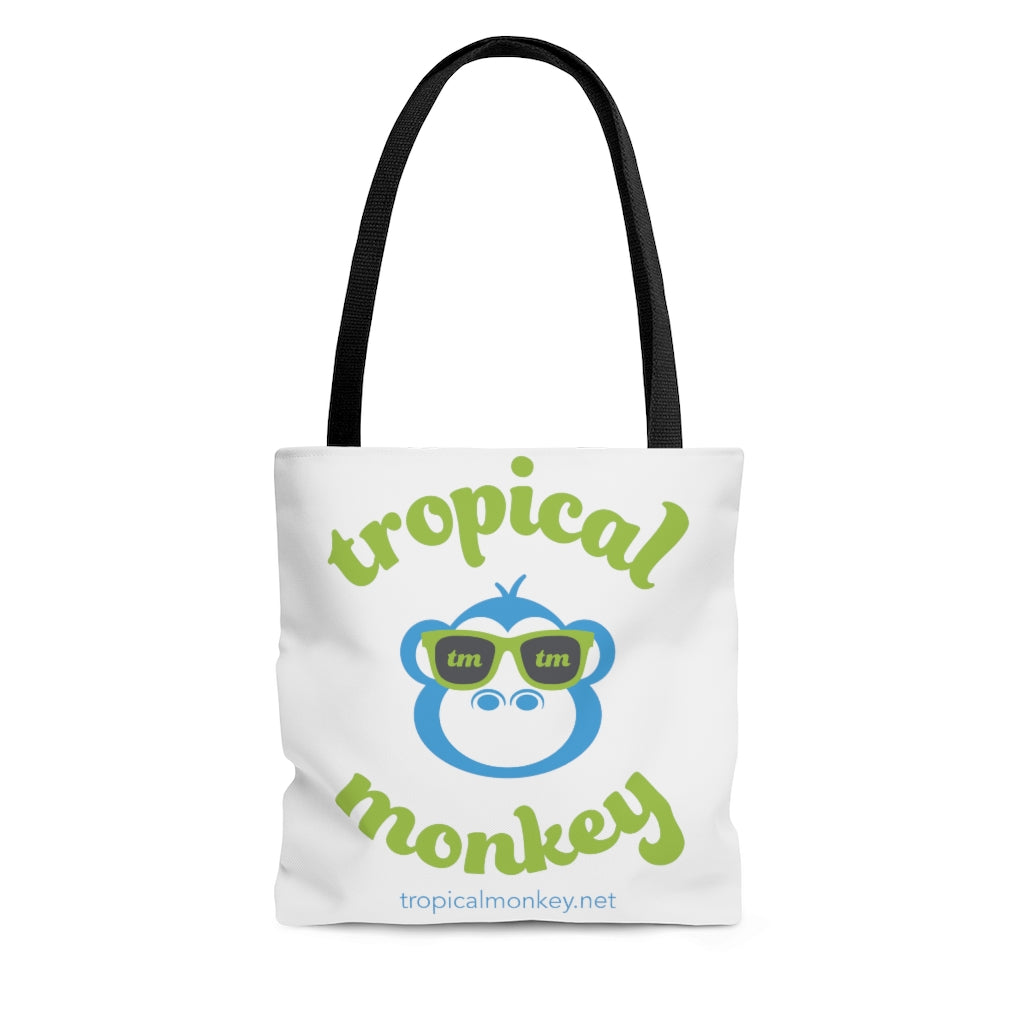 AOP Tote Bag - Tropical Monkey Biz