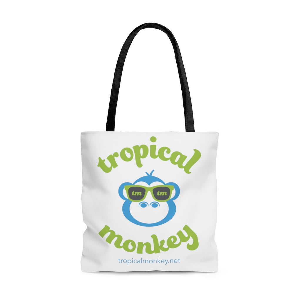 AOP Tote Bag - Tropical Monkey Biz